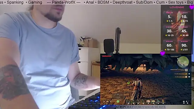 Panda-WolfX webcam show