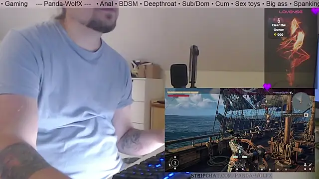 Panda-WolfX Webcam Show