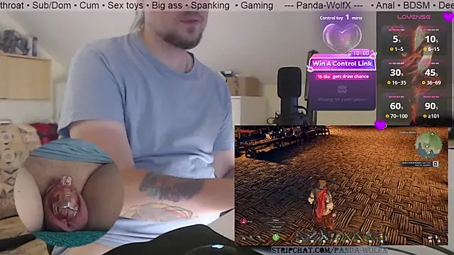 Panda-WolfX webcam show