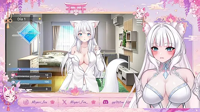 MiyariFoxのウェブカメラショー