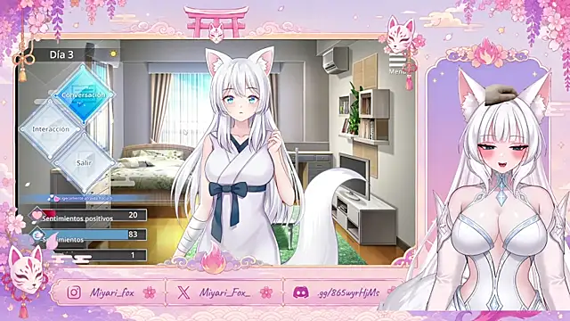 MiyariFoxのウェブカメラショー
