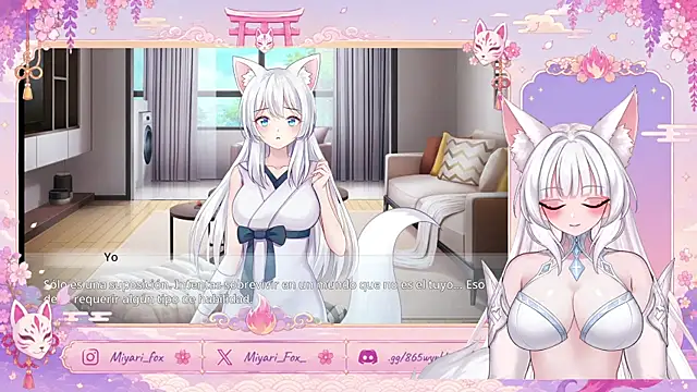 הופעת וובקאם של MiyariFox