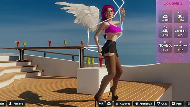 Show modela EmmaLove0 na web-kameri