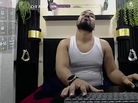 הופעת וובקאם של Ethan_cock