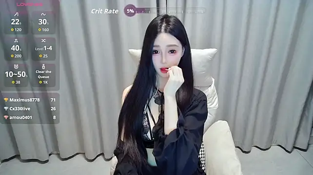 Show de xiao_qian na webcam