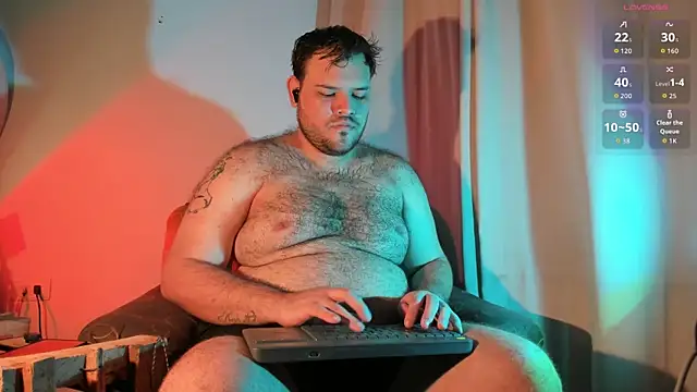 Show de big__bearrr na webcam