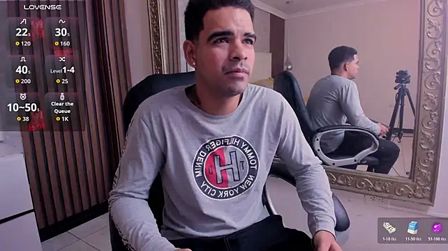 DaviidClarck webkamerás műsora