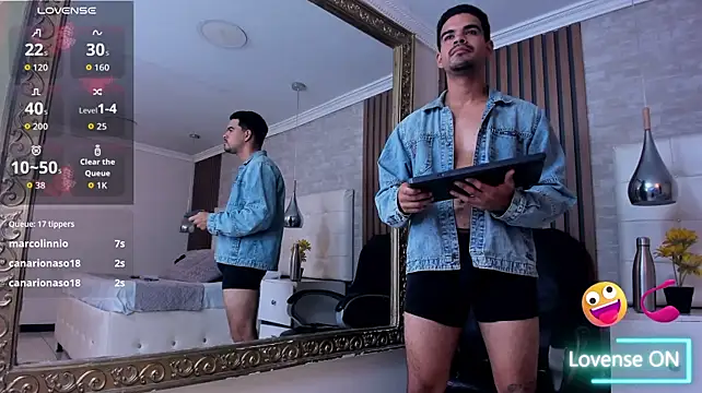 Show de DaviidClarck na webcam