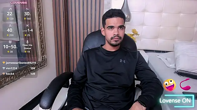 Show de DaviidClarck na webcam
