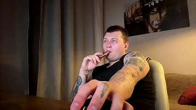 Show modela DavidLur na web-kameri