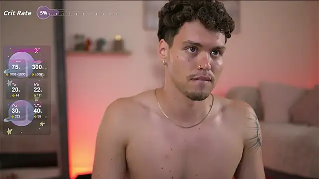 הופעת וובקאם של CurlyStarX
