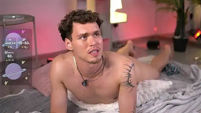 Show de CurlyStarX na webcam