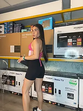 Show de Ambarina na webcam