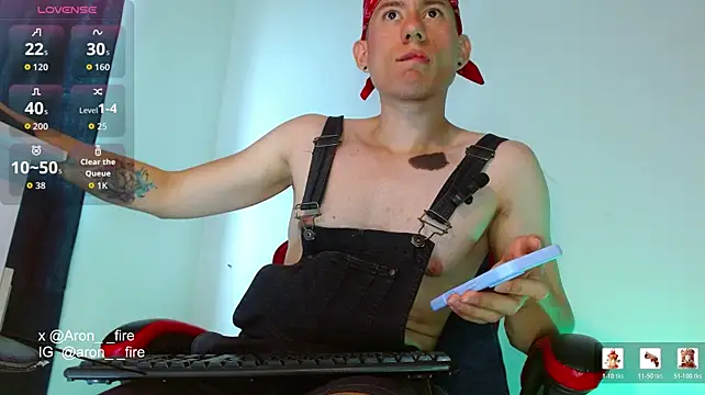 Show webcam de aron__fire