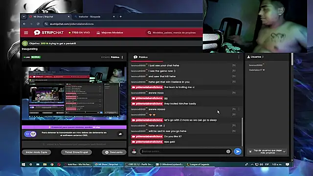 Show de pidemelabendicions na webcam