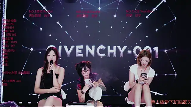 GIVENCHY-001n Webbikameraesitys