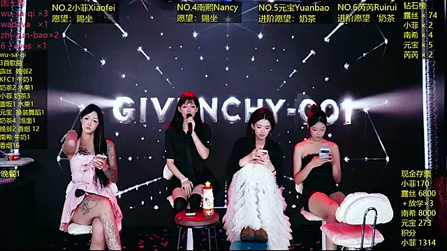 הופעת וובקאם של GIVENCHY-001