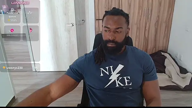 blackmuscless: διαδικτυακό σόου στην κάμερα