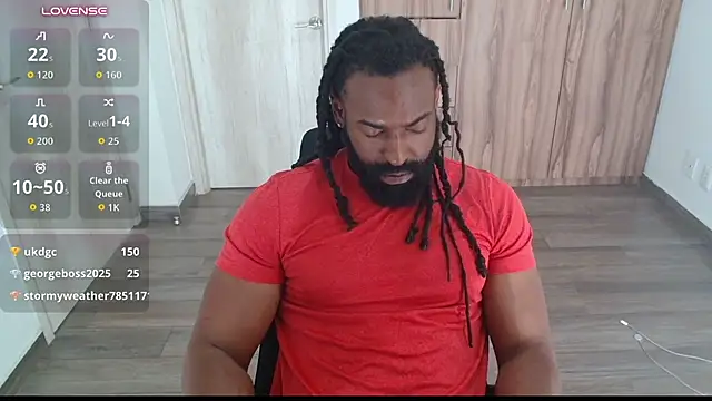 blackmuscless: διαδικτυακό σόου στην κάμερα