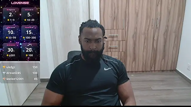 הופעת וובקאם של blackmuscless