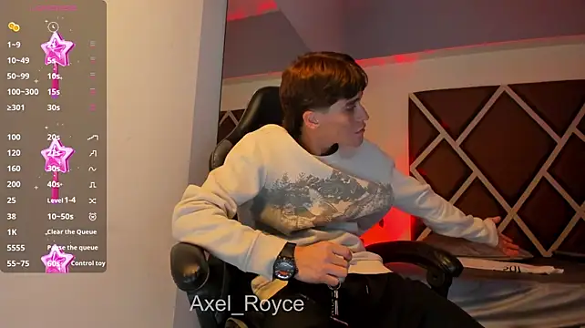 Вебкам-шоу Axel_Royce