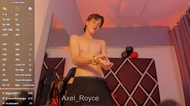 Show modela Axel_Royce na web-kameri
