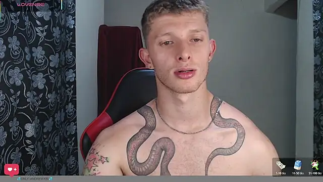 andrewxbii webcam show