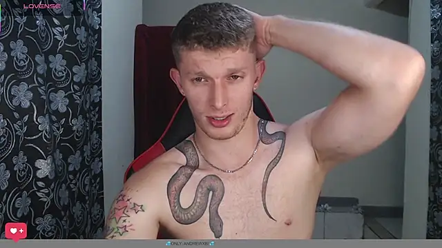 Show modela andrewxbii na web-kameri