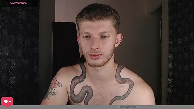 Show modela andrewxbii na web-kameri