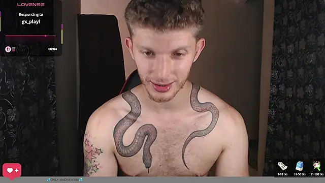 Webkamerová show andrewxbii