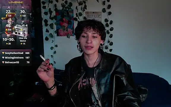 Show modela JohnnyJones_ na web-kameri