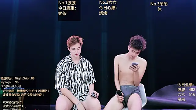 Show de BTboy-001 na webcam