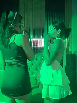 party-girlsn Webbikameraesitys