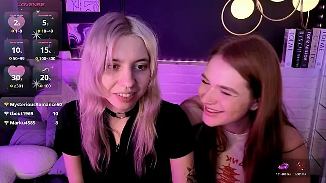 Show modela 2girls1cam_ na web-kameri