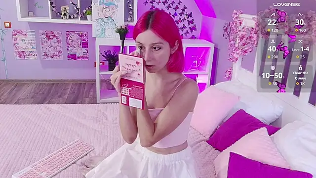 Show de PinkiePae na webcam