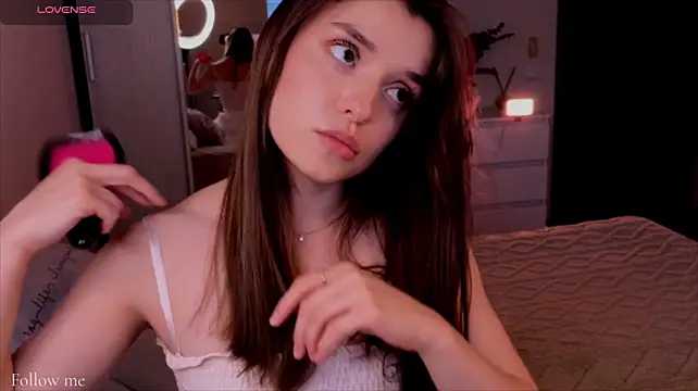 Show de SashaMP4 na webcam