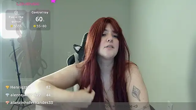 Show de heyangelite na webcam