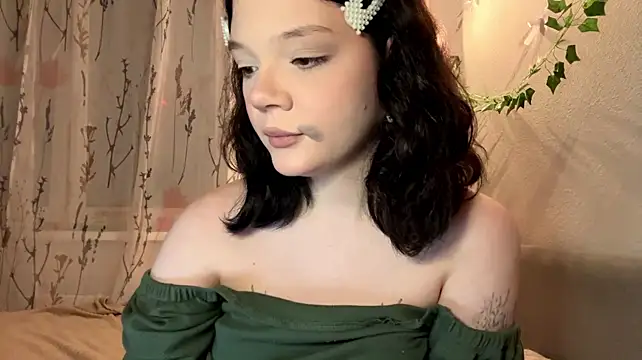 Show de CurlieDoll na webcam