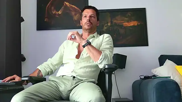 Show de ChrisKox na webcam