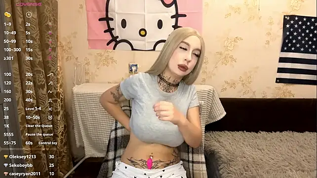 Show modela ShawtyAlt na web-kameri