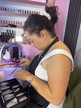 Nails_Lucia Шоу с уебкамера
