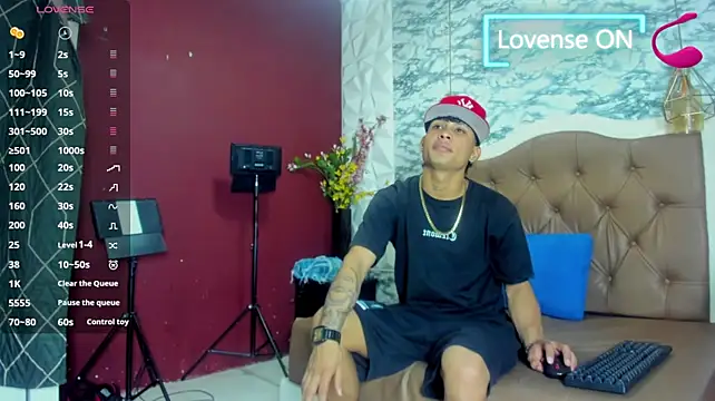 Show de Damian-Lux na webcam