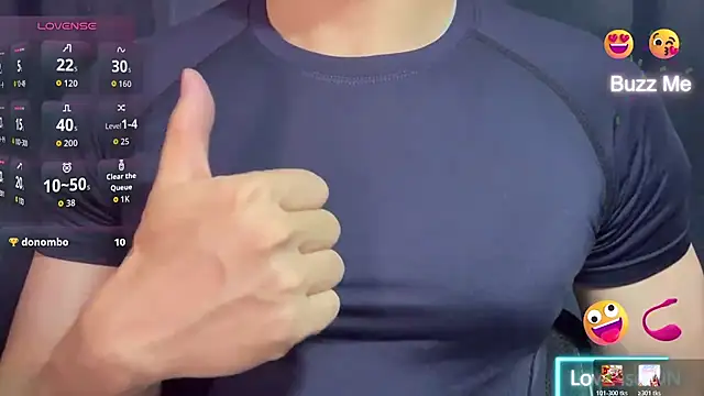 Show de DearJackASMR na webcam