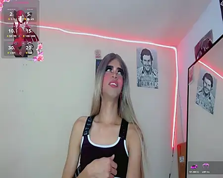 Show modela LUCY_TRANS1 na web-kameri