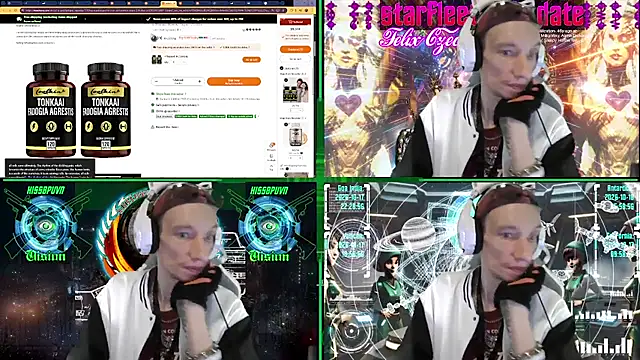 הופעת וובקאם של solodethlordsubveganFAQ