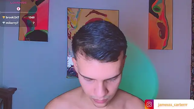 james_carter777: διαδικτυακό σόου στην κάμερα