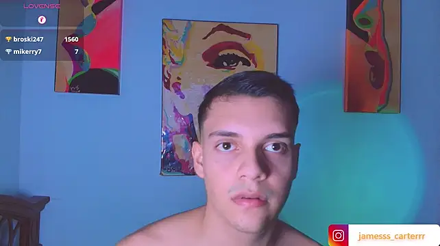 james_carter777 Adlı Modelin Web Kamerası Şovu