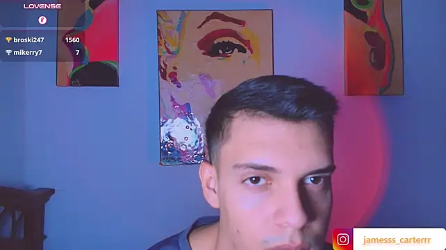 james_carter777 webkamerás műsora