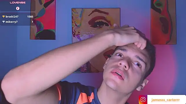 Show modela james_carter777 na web-kameri