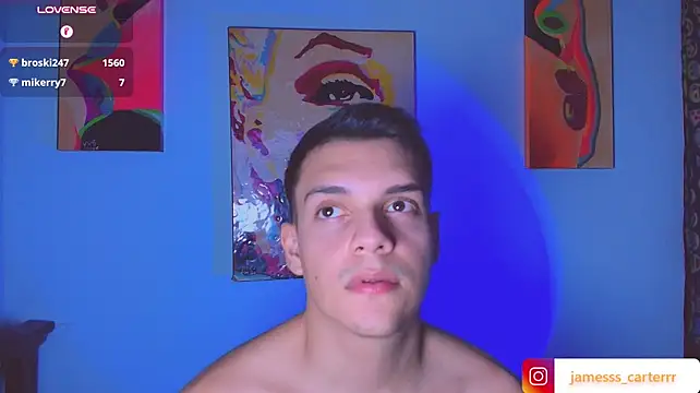 james_carter777 webkamerás műsora